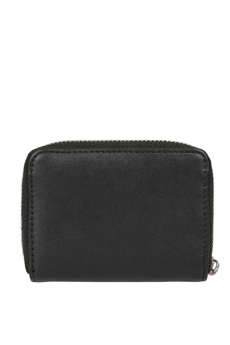 Banned Flying Bats Wallet – Black Gothic Zip-Around Purse