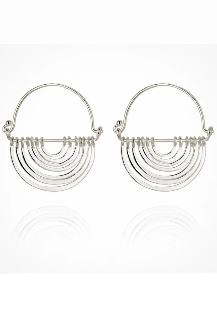 Baye Earrings - Silver