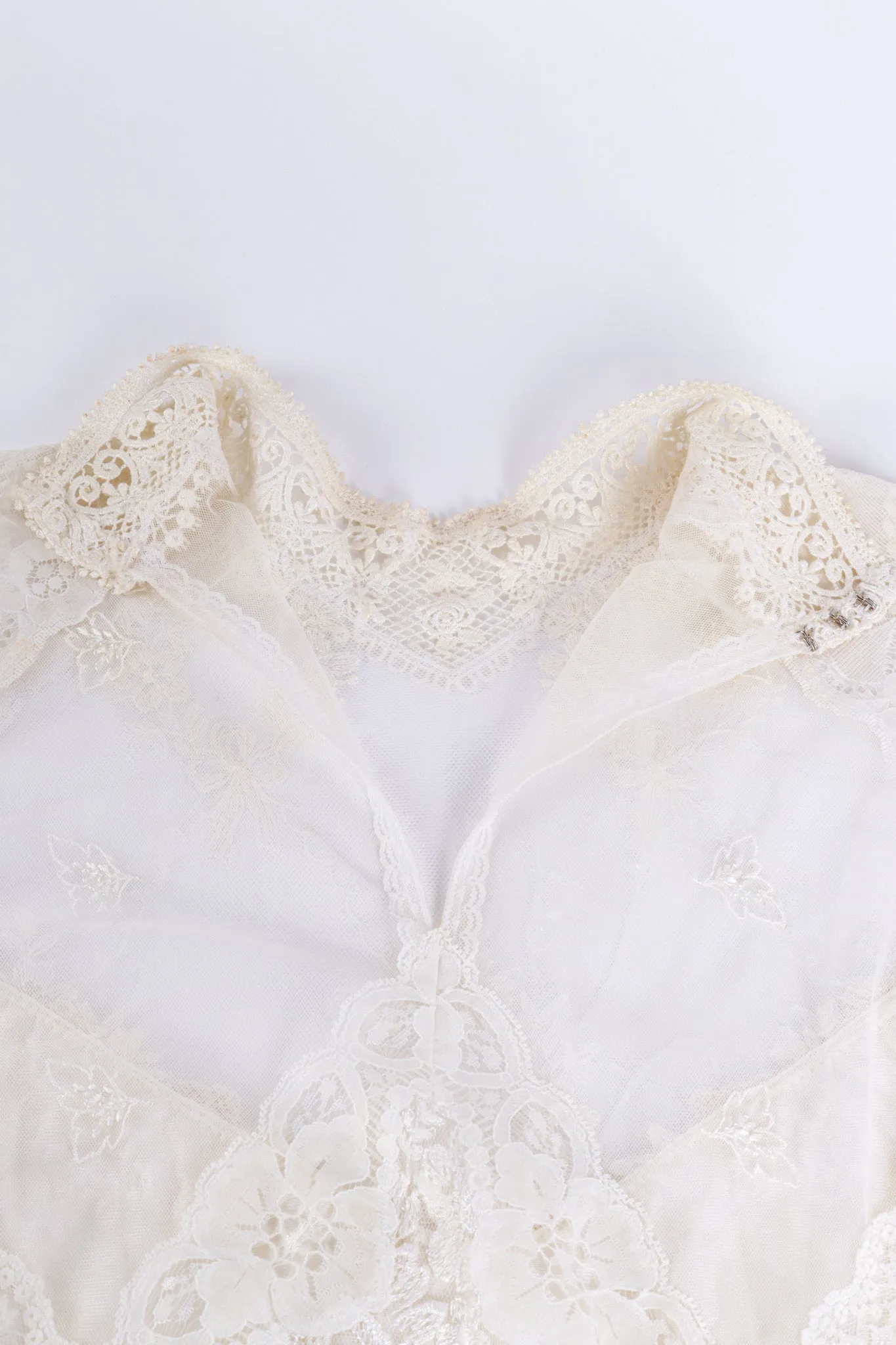 Beaded Floral Lace Blouse