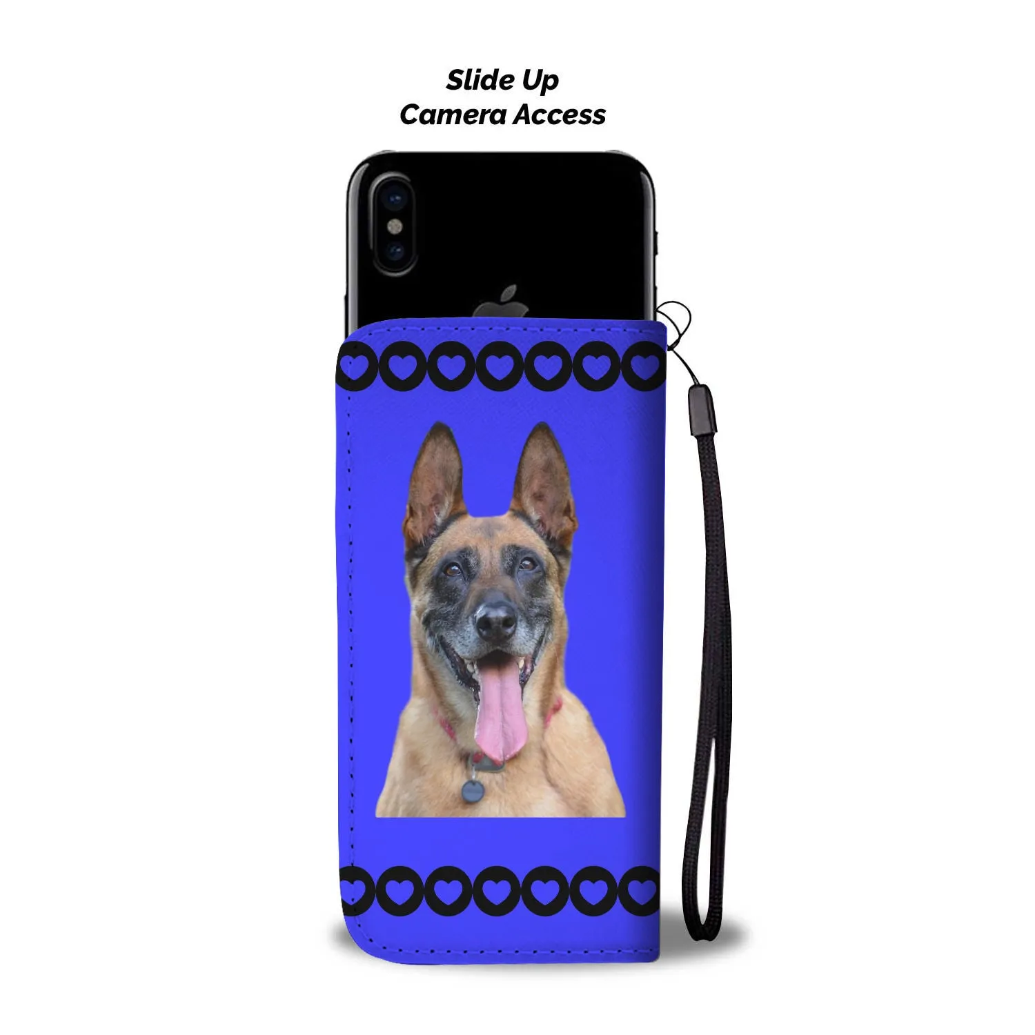 Belgian Malinois Phone Case Wallet - Blue