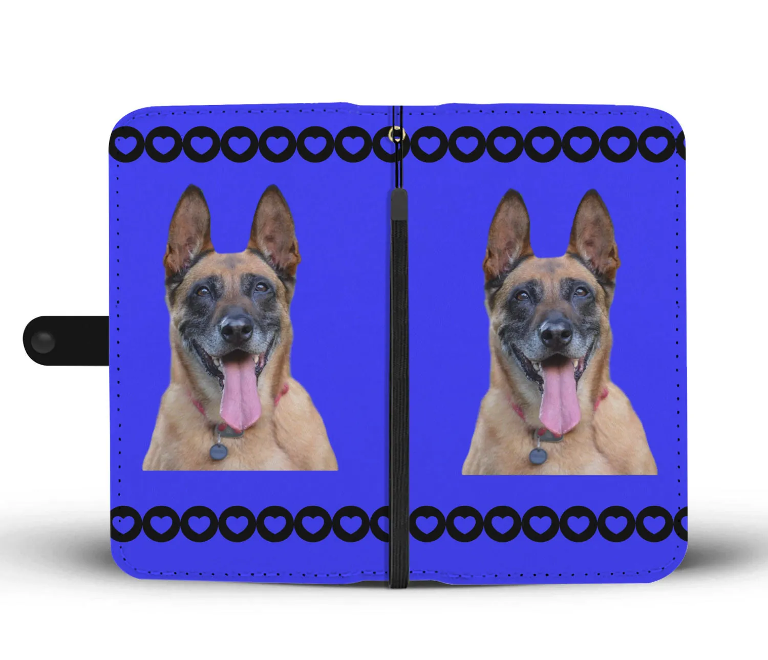 Belgian Malinois Phone Case Wallet - Blue