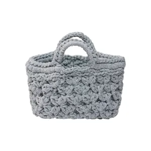 Bianca Lamé Bag - Silver