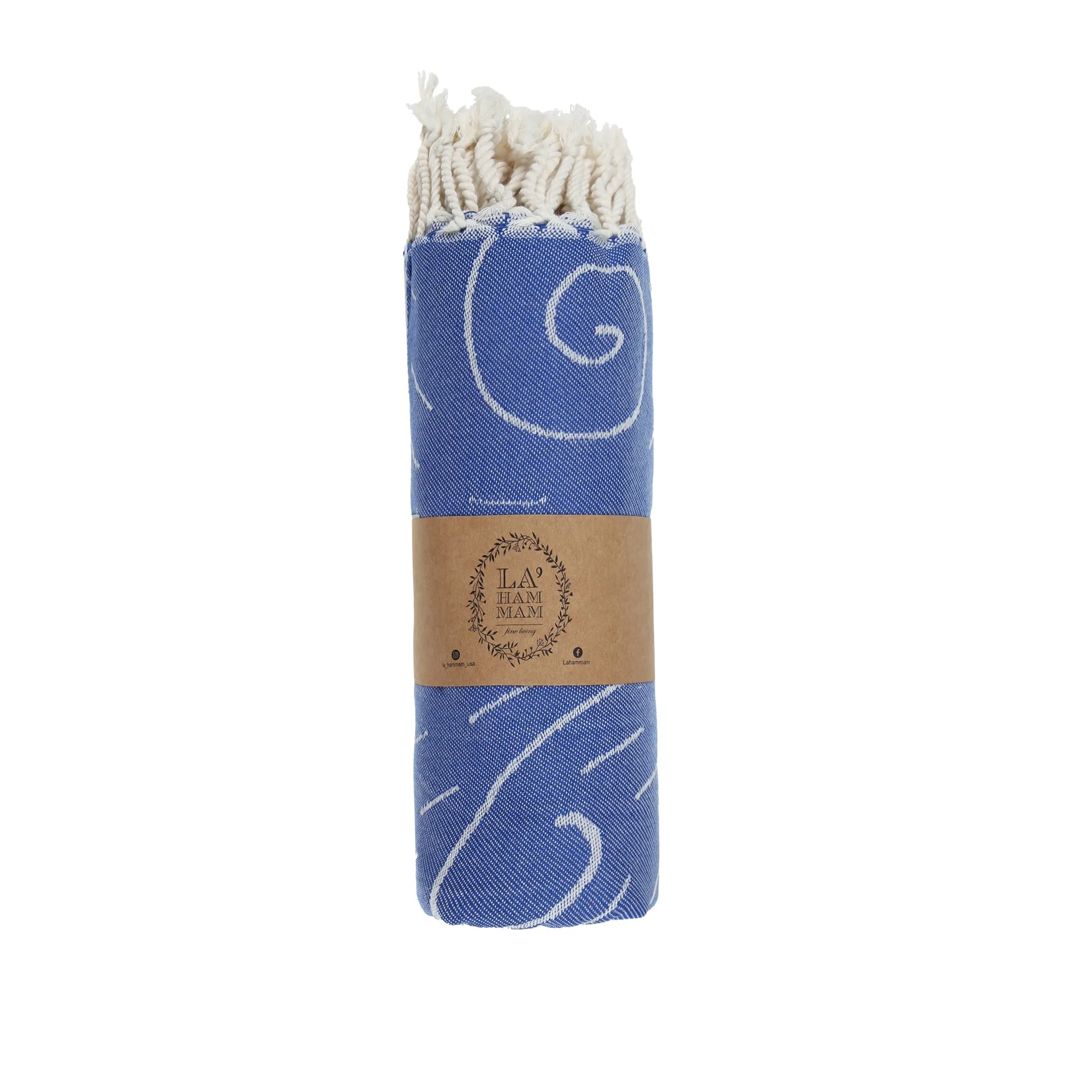 Bison Mountain Peshtemal Pure Cotton Beach Towel by La'Hammam