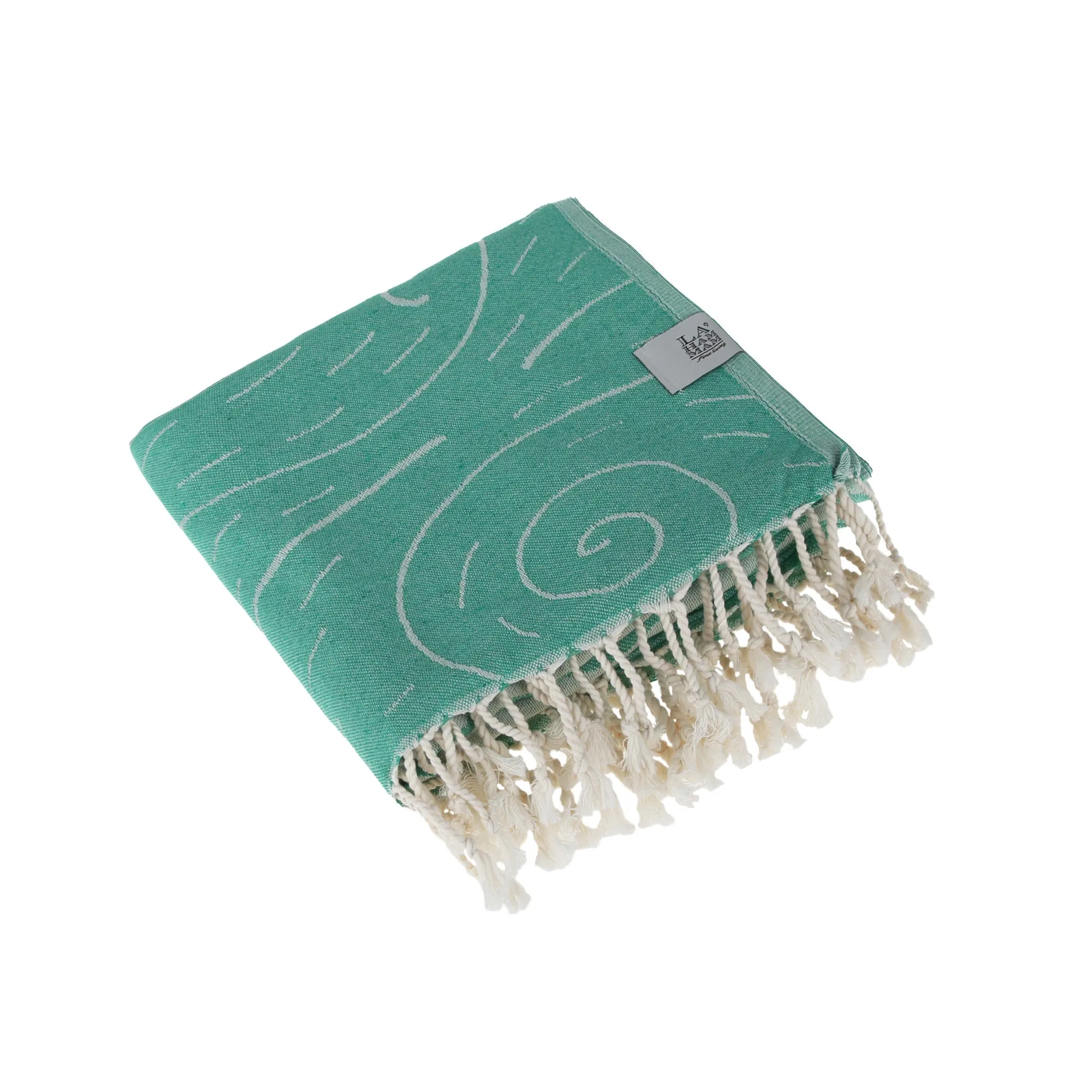 Bison Mountain Peshtemal Pure Cotton Beach Towel by La'Hammam