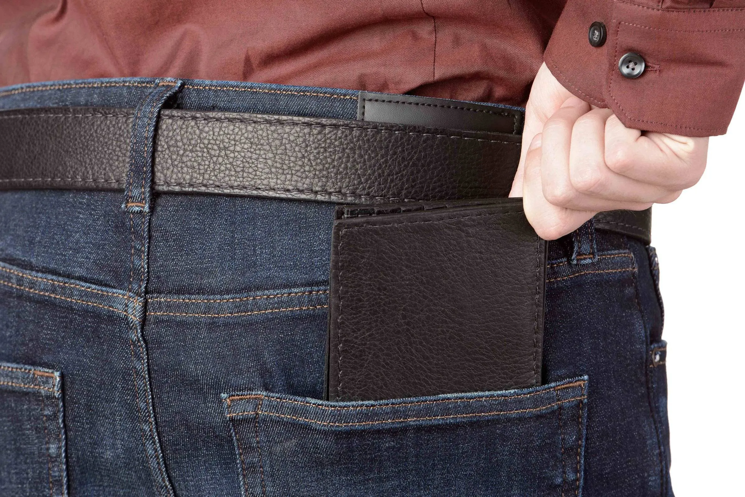 Black American Bison Bifold Wallet