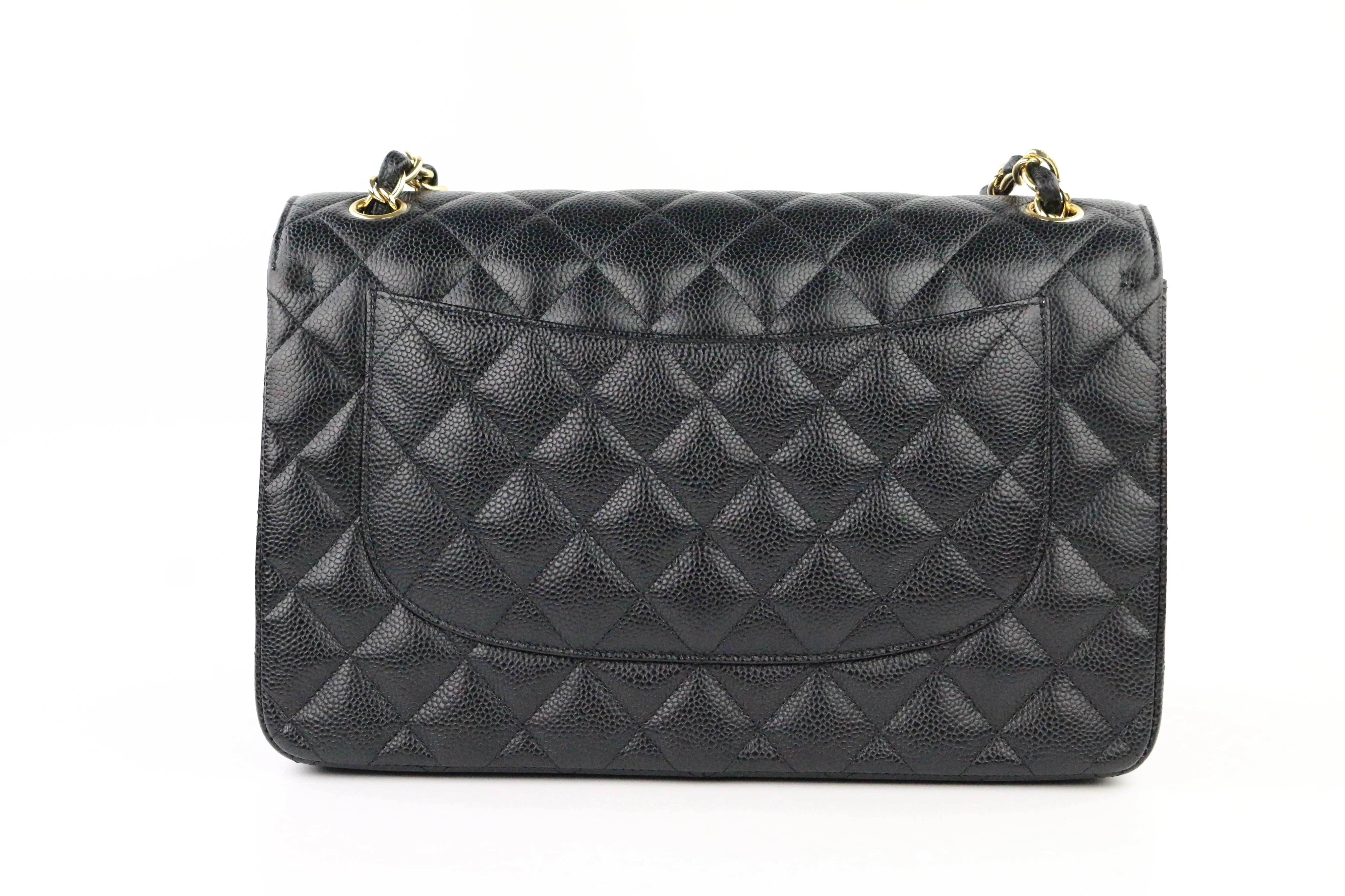 Black Caviar Double Flap Jumbo
