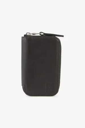 Black leather wallet