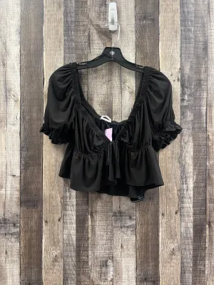 Black Top Short Sleeve Urban Outfitters, Size L