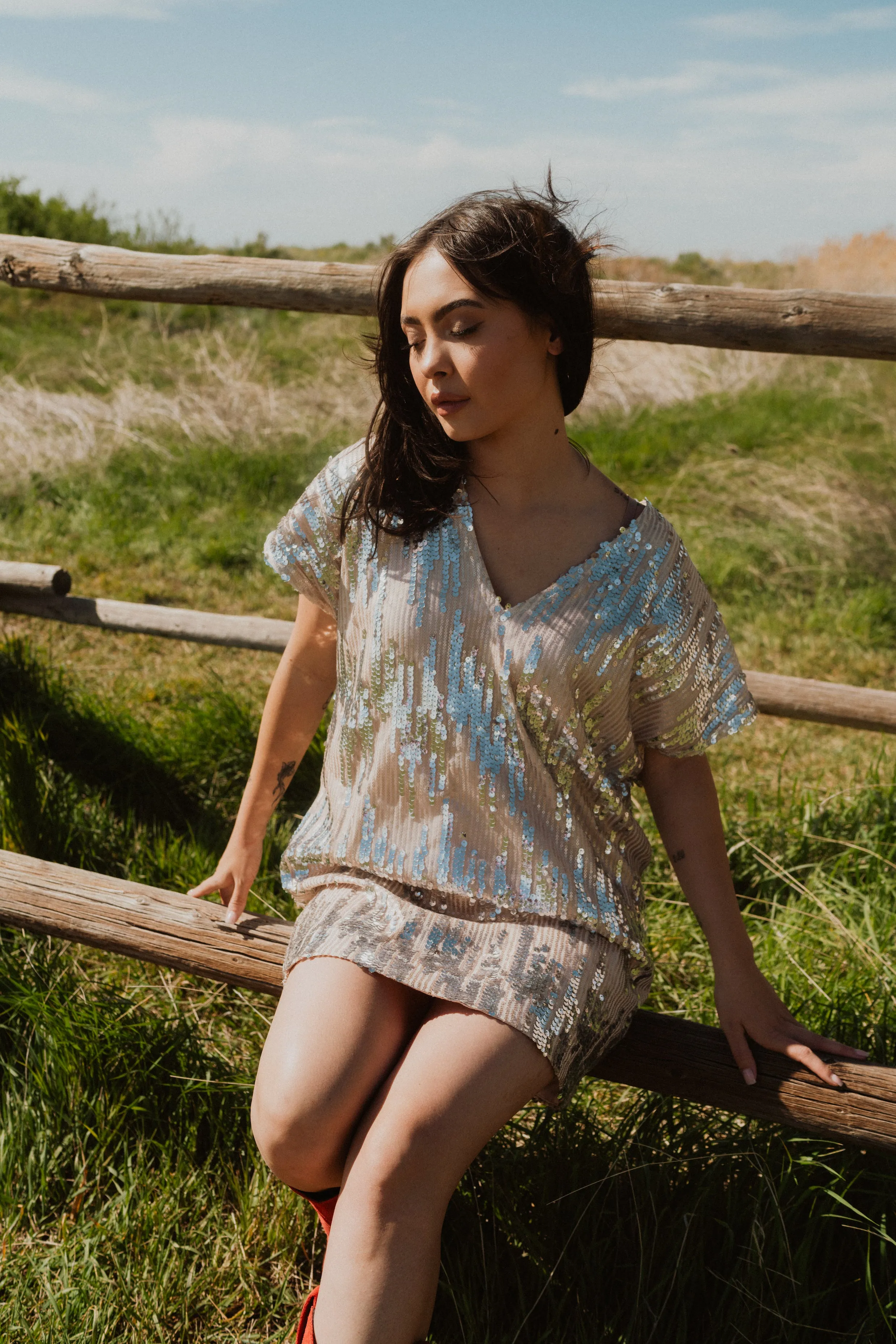 Bling It Back Dress