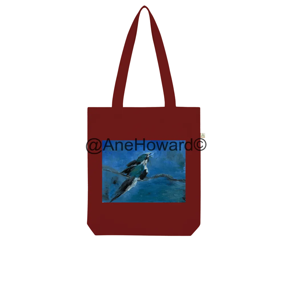 Blue Bird Organic Cotton Tote Bag