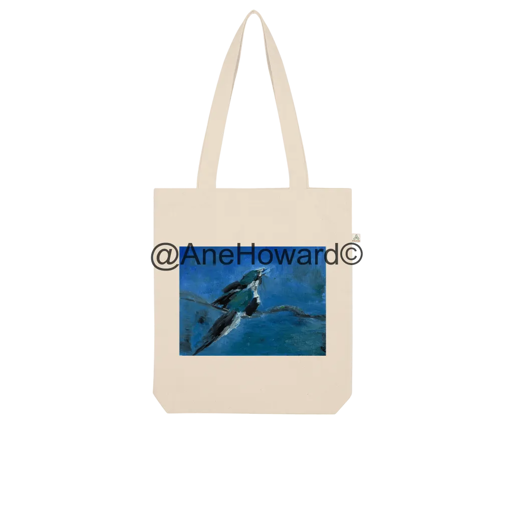 Blue Bird Organic Cotton Tote Bag