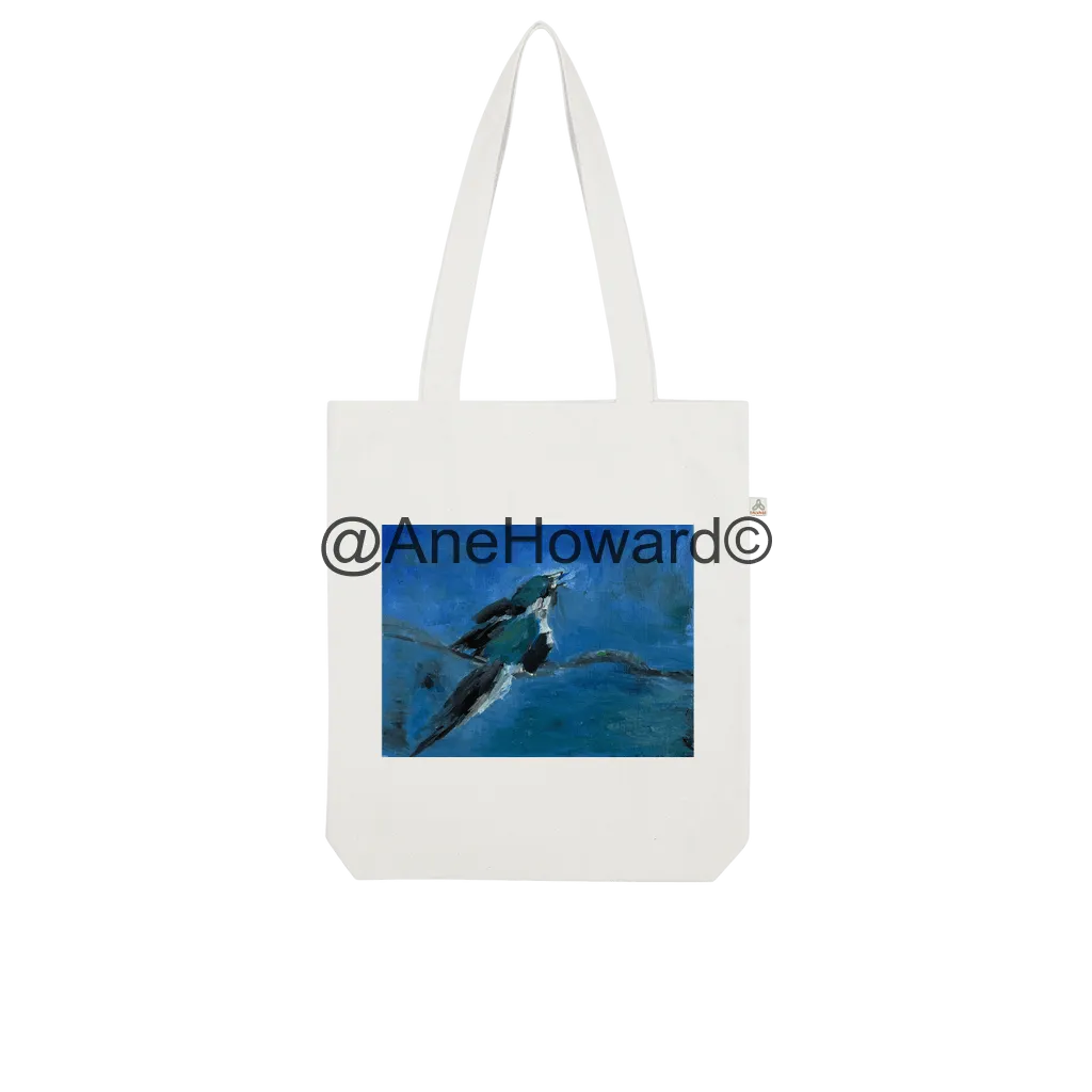 Blue Bird Organic Cotton Tote Bag