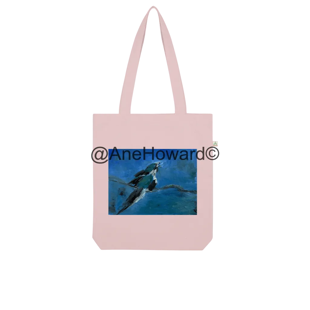 Blue Bird Organic Cotton Tote Bag