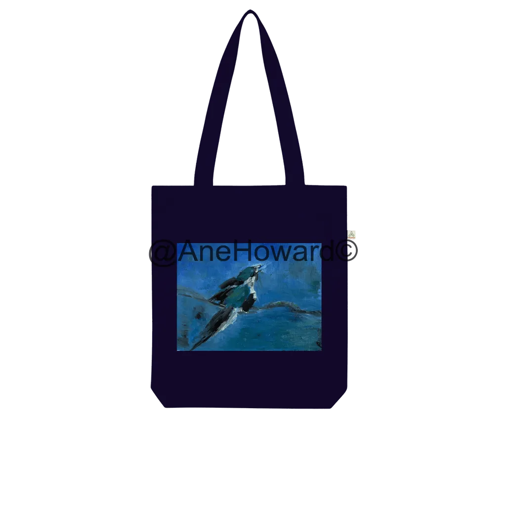 Blue Bird Organic Cotton Tote Bag