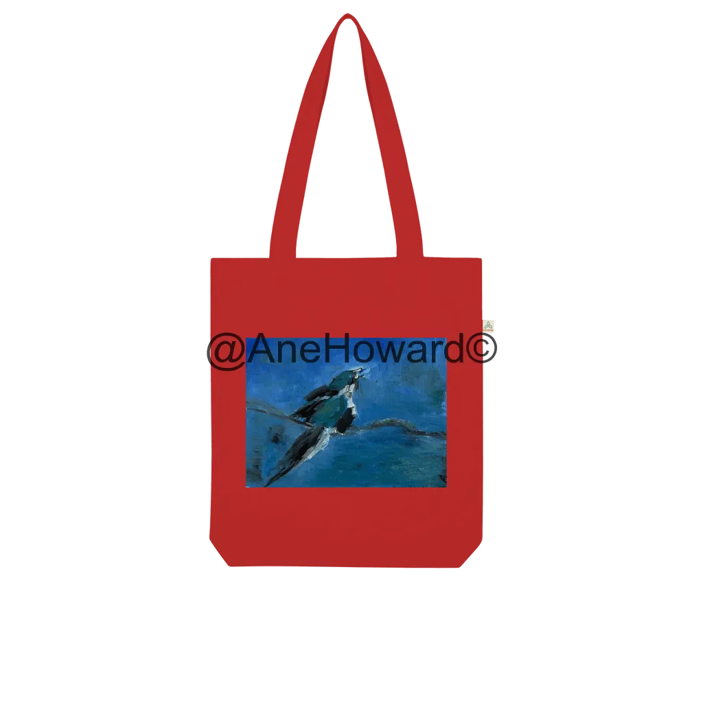 Blue Bird Organic Cotton Tote Bag