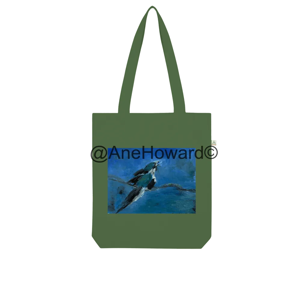 Blue Bird Organic Cotton Tote Bag