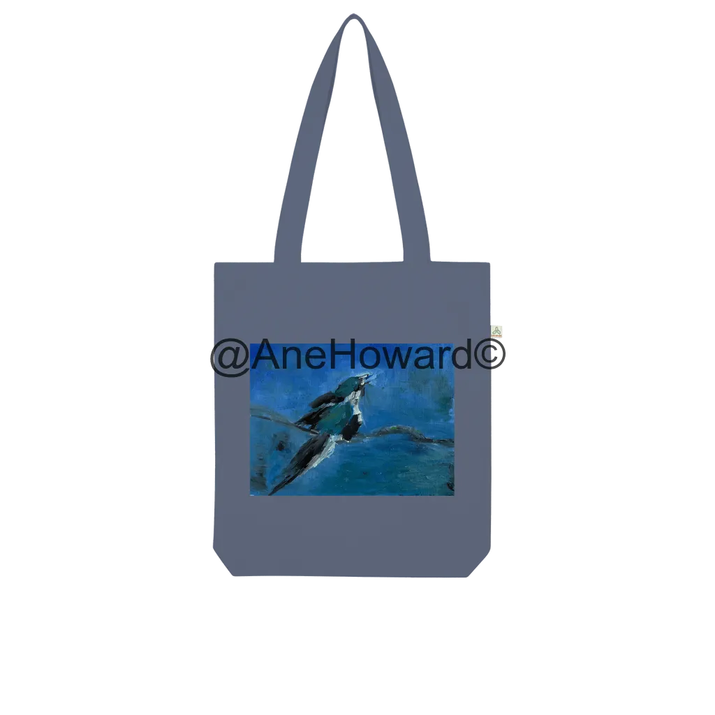 Blue Bird Organic Cotton Tote Bag