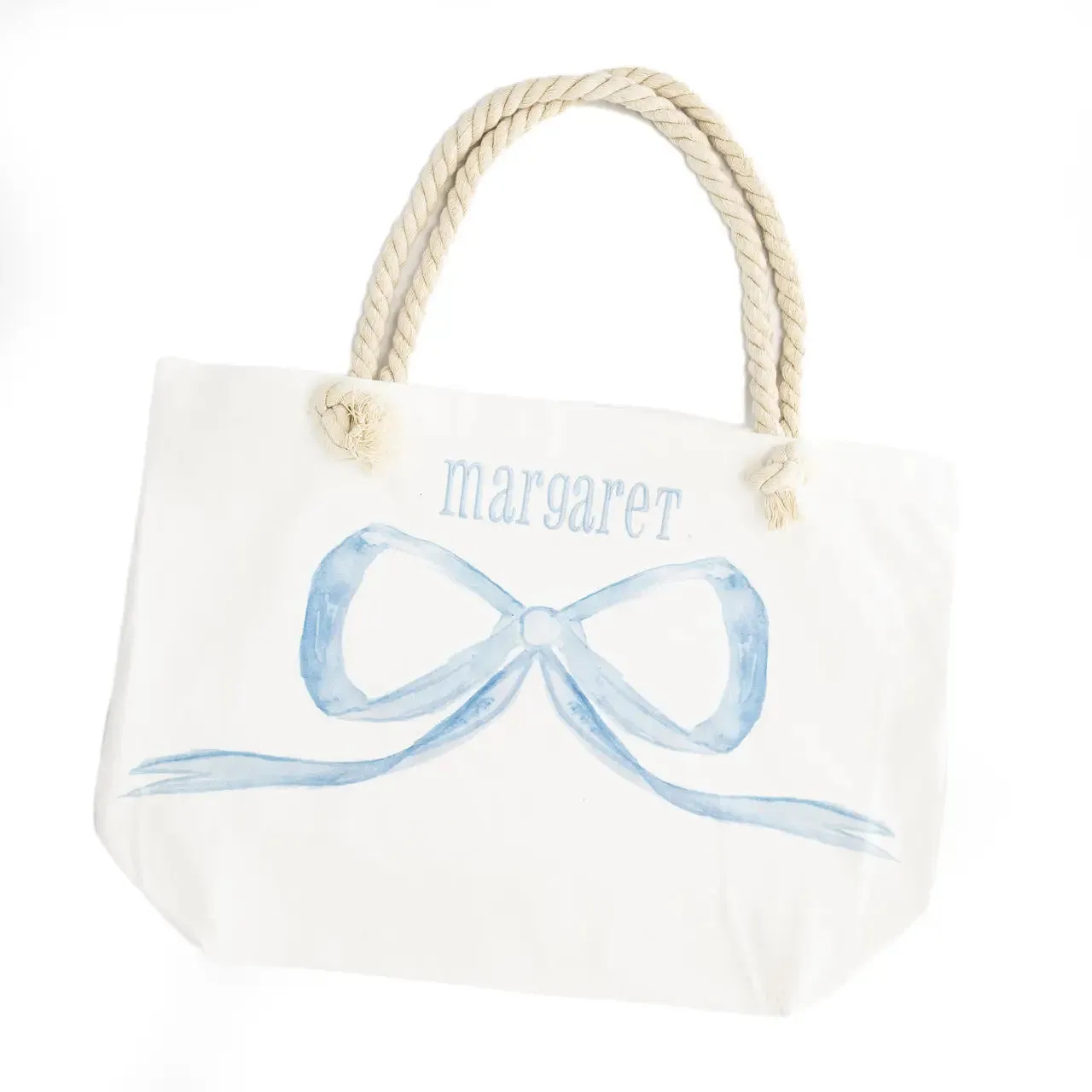 Blue Bow Tote