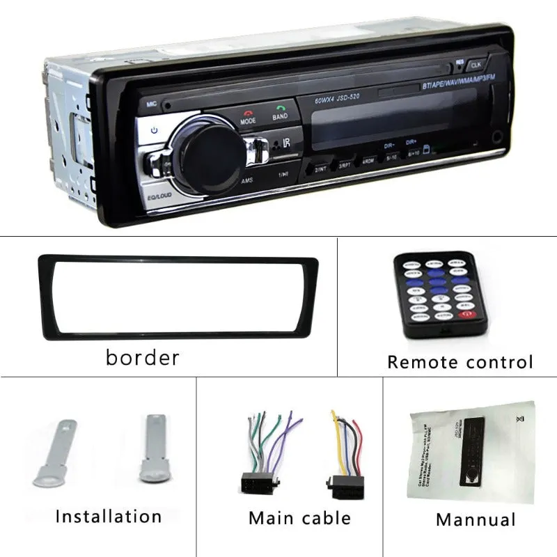 Bluetooth MP Player Radio Stereo