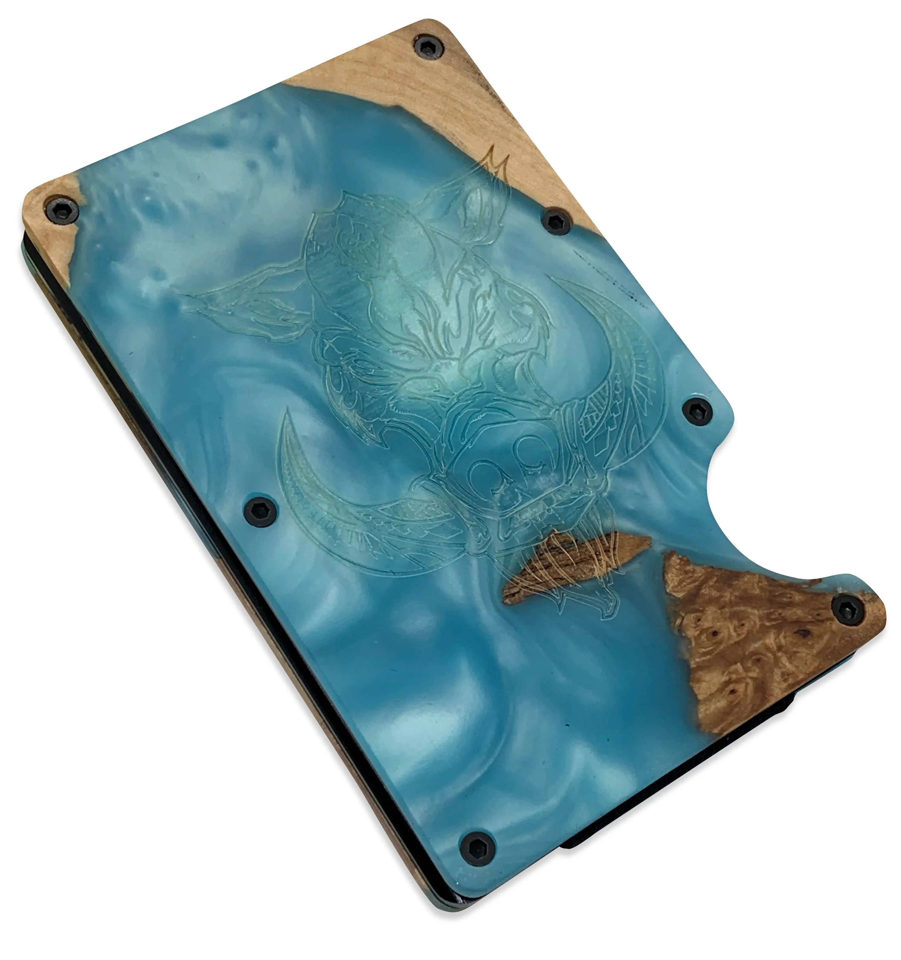 Boar Wood Wallet