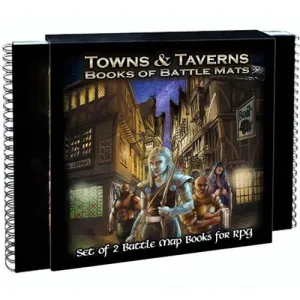 BOOK OF BATTLE MATS TOWNS AND TAVERNS