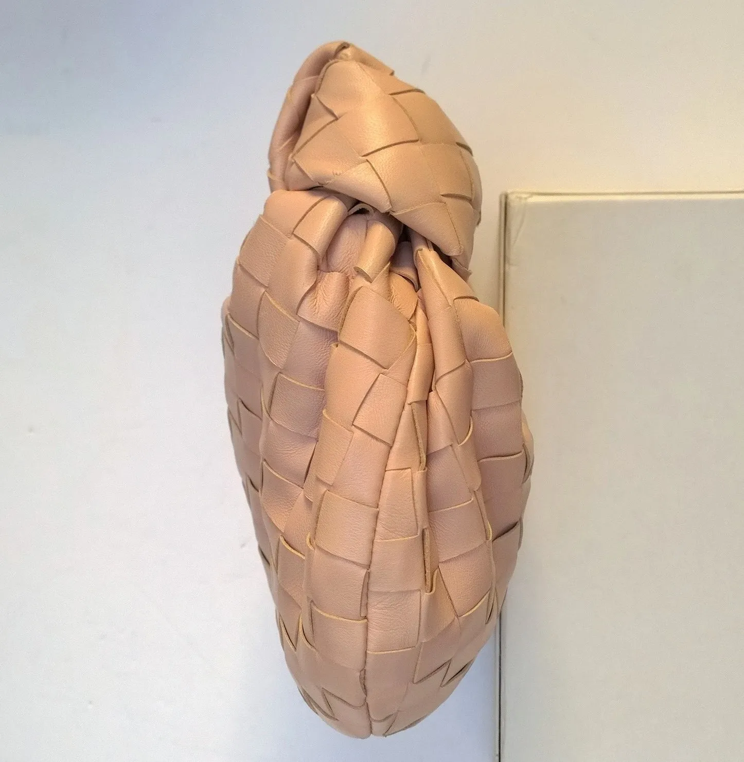 Bottega Veneta Mini Jodie Bag in Lotus Pearl Pink Leather New Purse