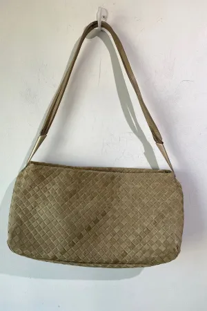 Bottega Veneta Tan Woven Bag