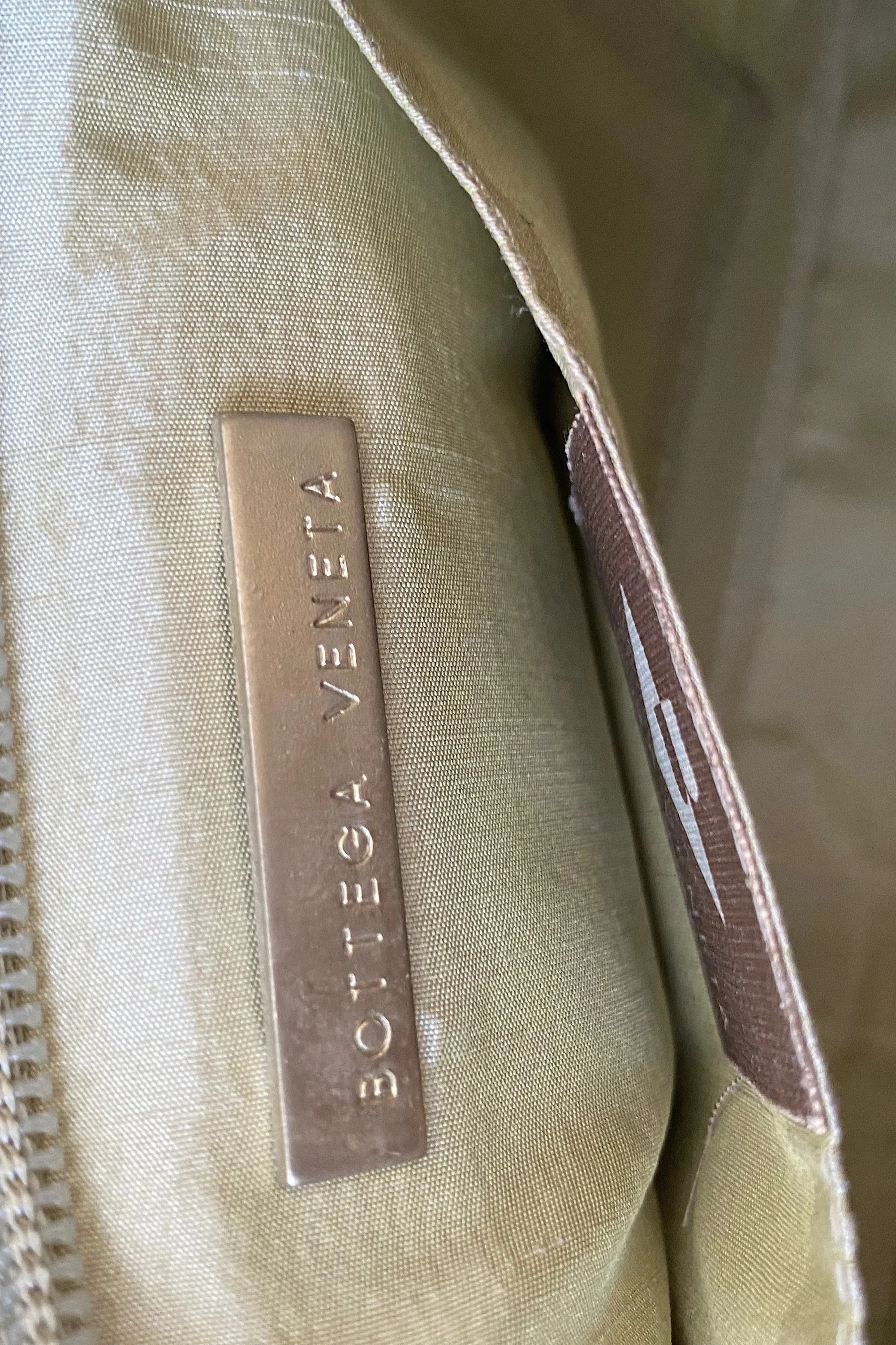 Bottega Veneta Tan Woven Bag