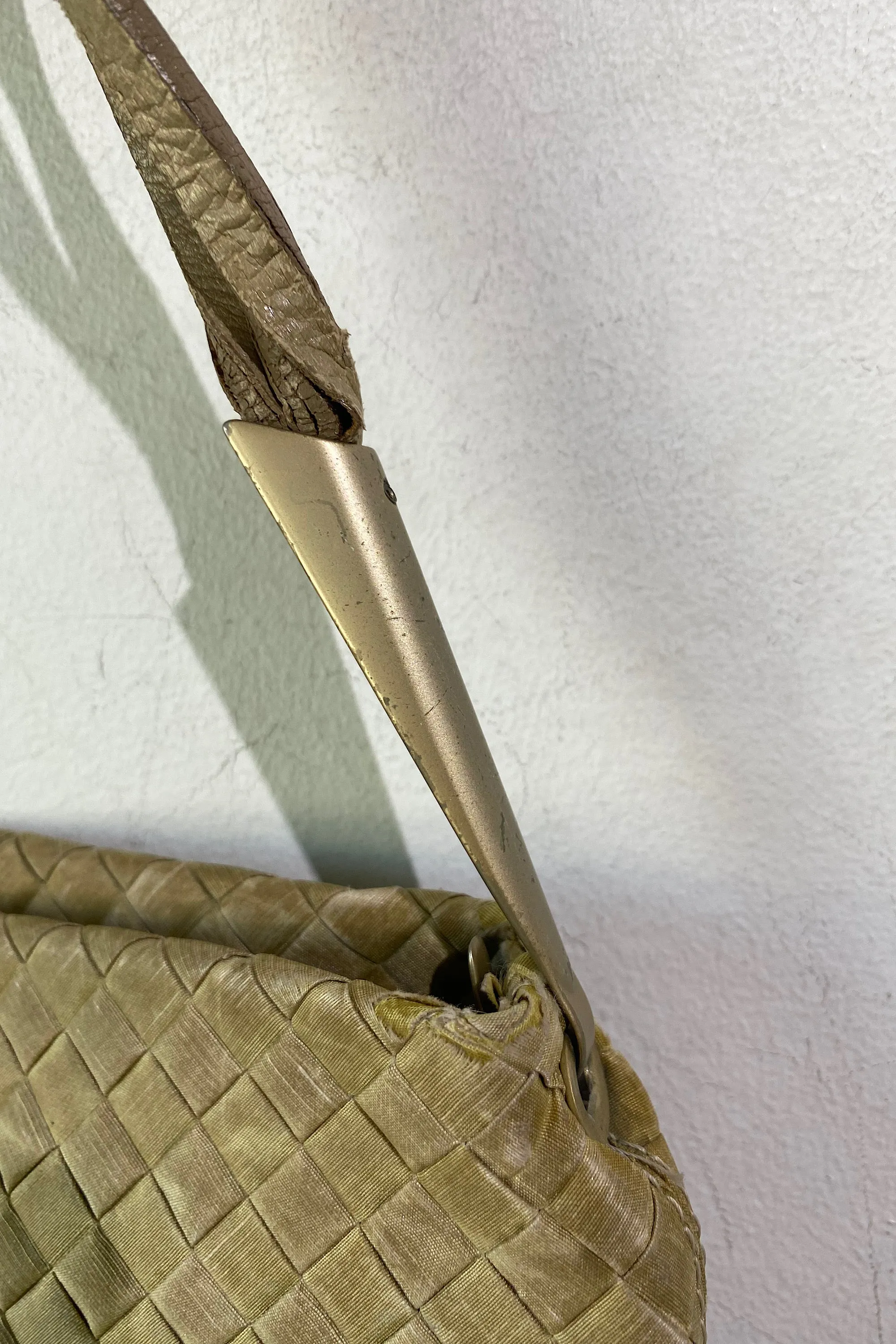 Bottega Veneta Tan Woven Bag