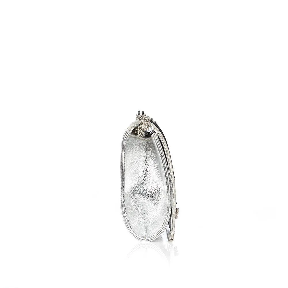 BOWIE SILVER SHOULDER BAG