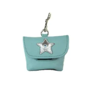 Breck Leather Star with Crystal Poop Bag Dispenser