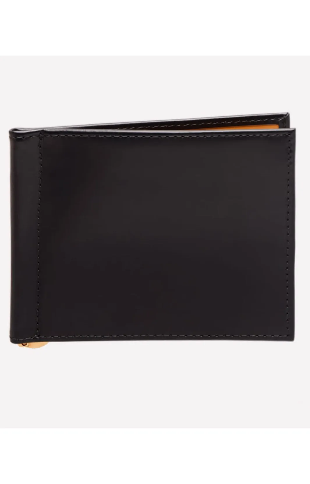 BRIDLE HIDE MONEY CLIP WALLET - BLACK