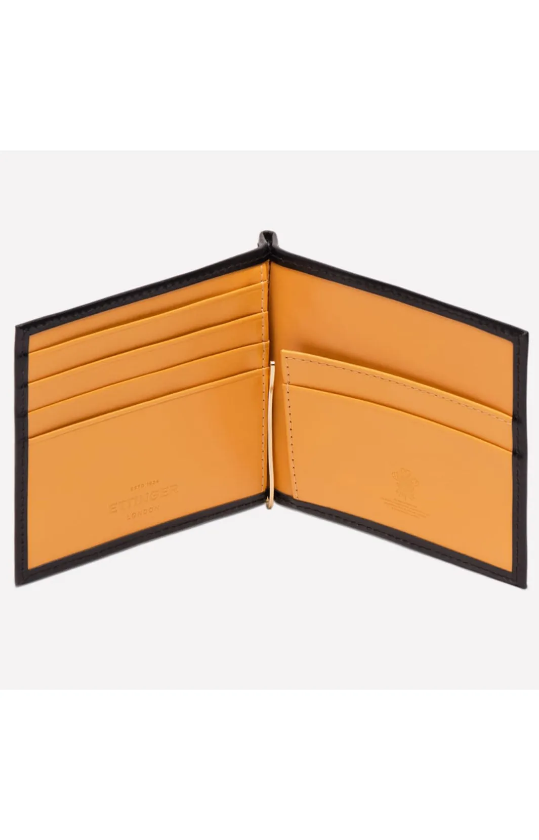 BRIDLE HIDE MONEY CLIP WALLET - BLACK