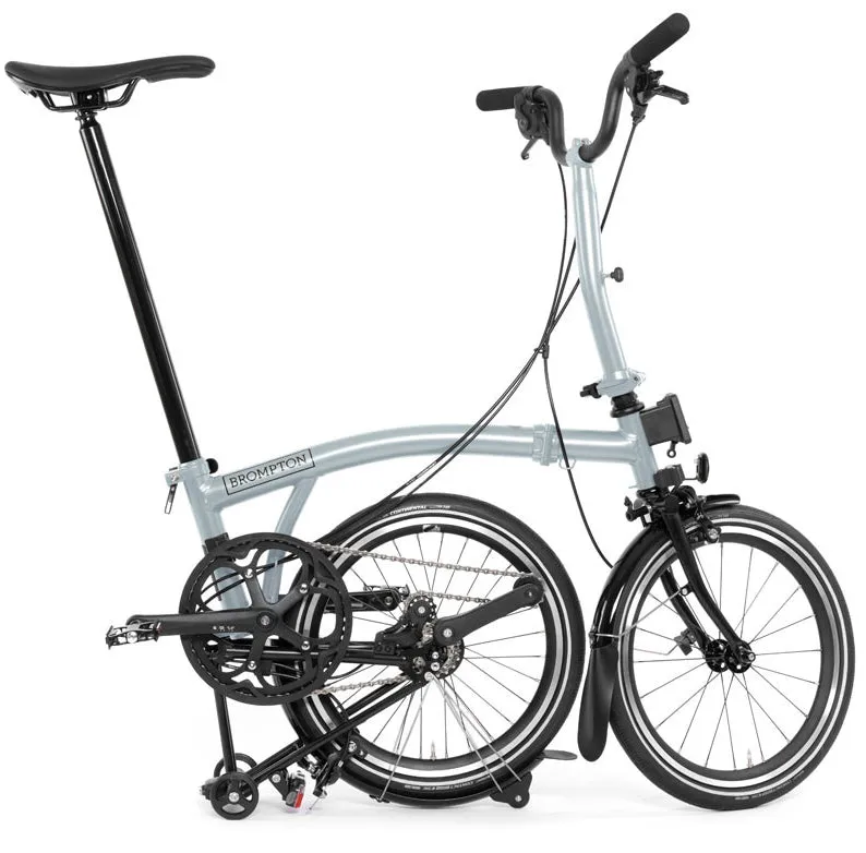 Brompton P Line M12 Folding Bike - Lunar Ice