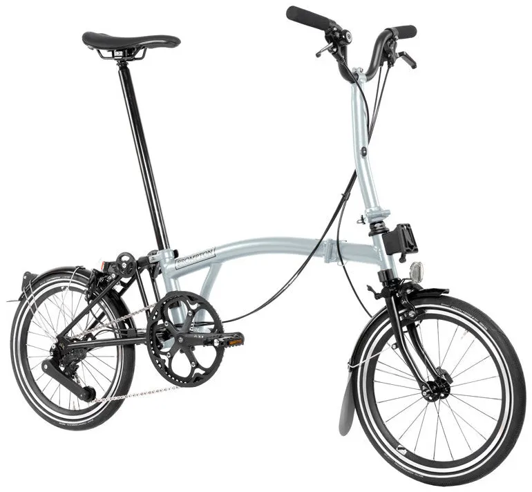 Brompton P Line M12 Folding Bike - Lunar Ice