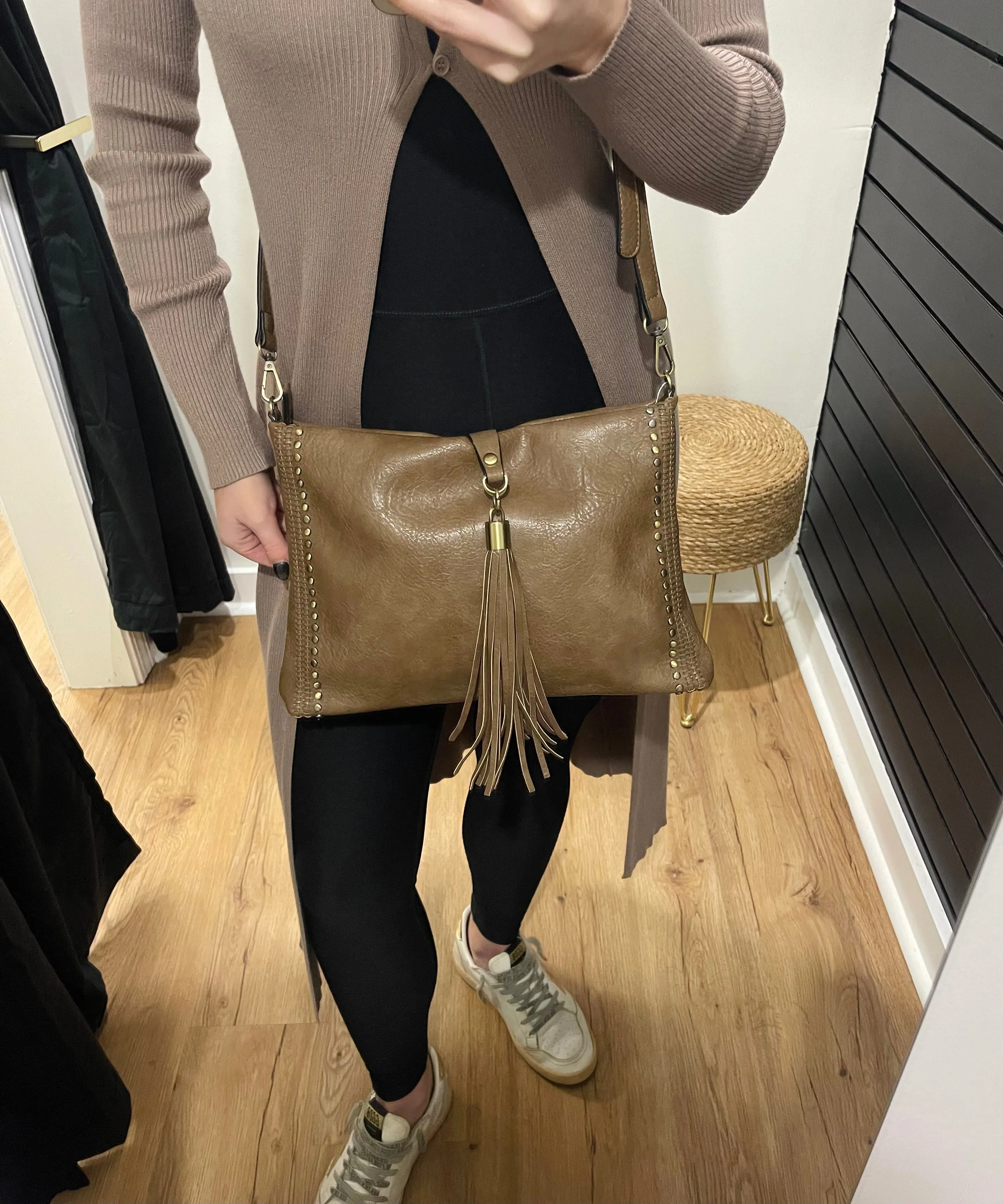 Brown Crossbody Handbag