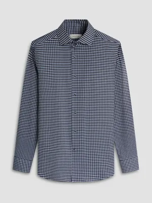 Bugatchi Ooohcotton Devon Long Sleeve Shirt - Black