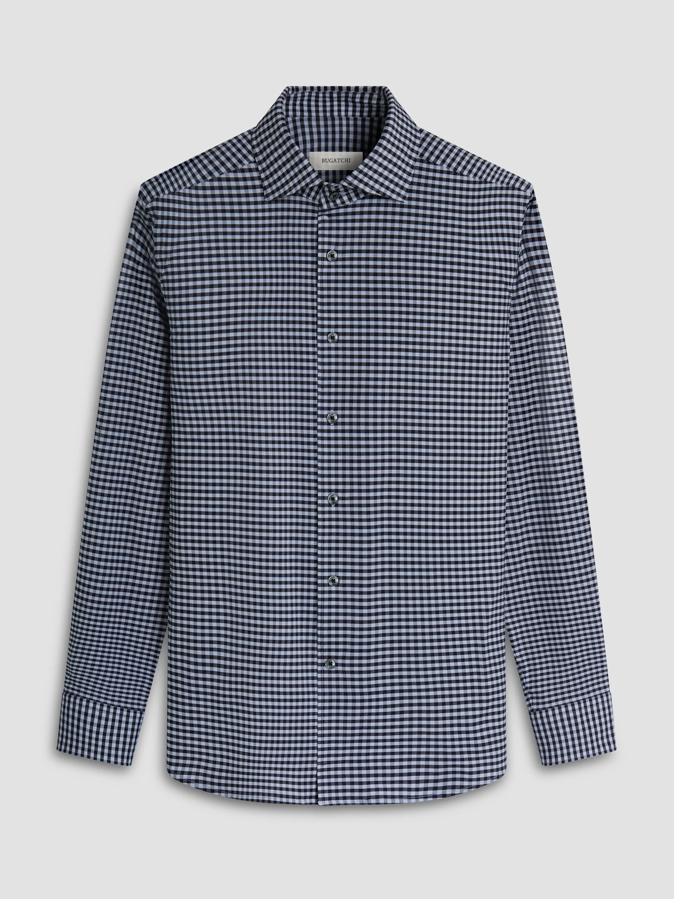 Bugatchi Ooohcotton Devon Long Sleeve Shirt - Black