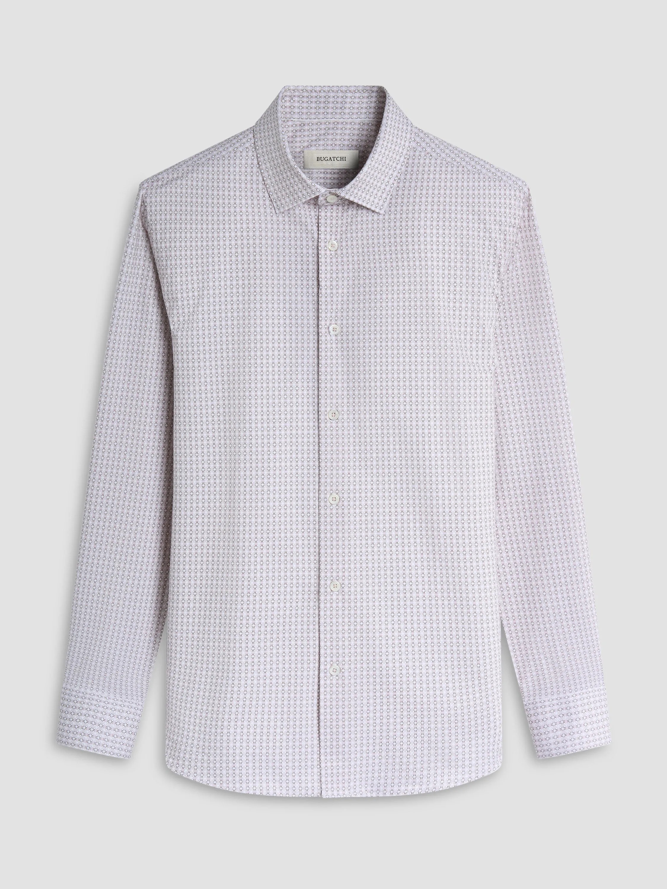 Bugatchi Ooohcotton James Long Sleeve Shirt - Dusty Rose