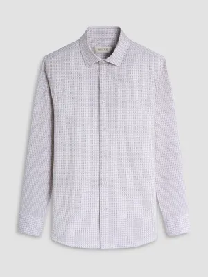 Bugatchi Ooohcotton James Long Sleeve Shirt - Dusty Rose