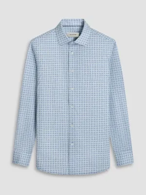 Bugatchi Ooohcotton James Long Sleeve Shirt - Menthol