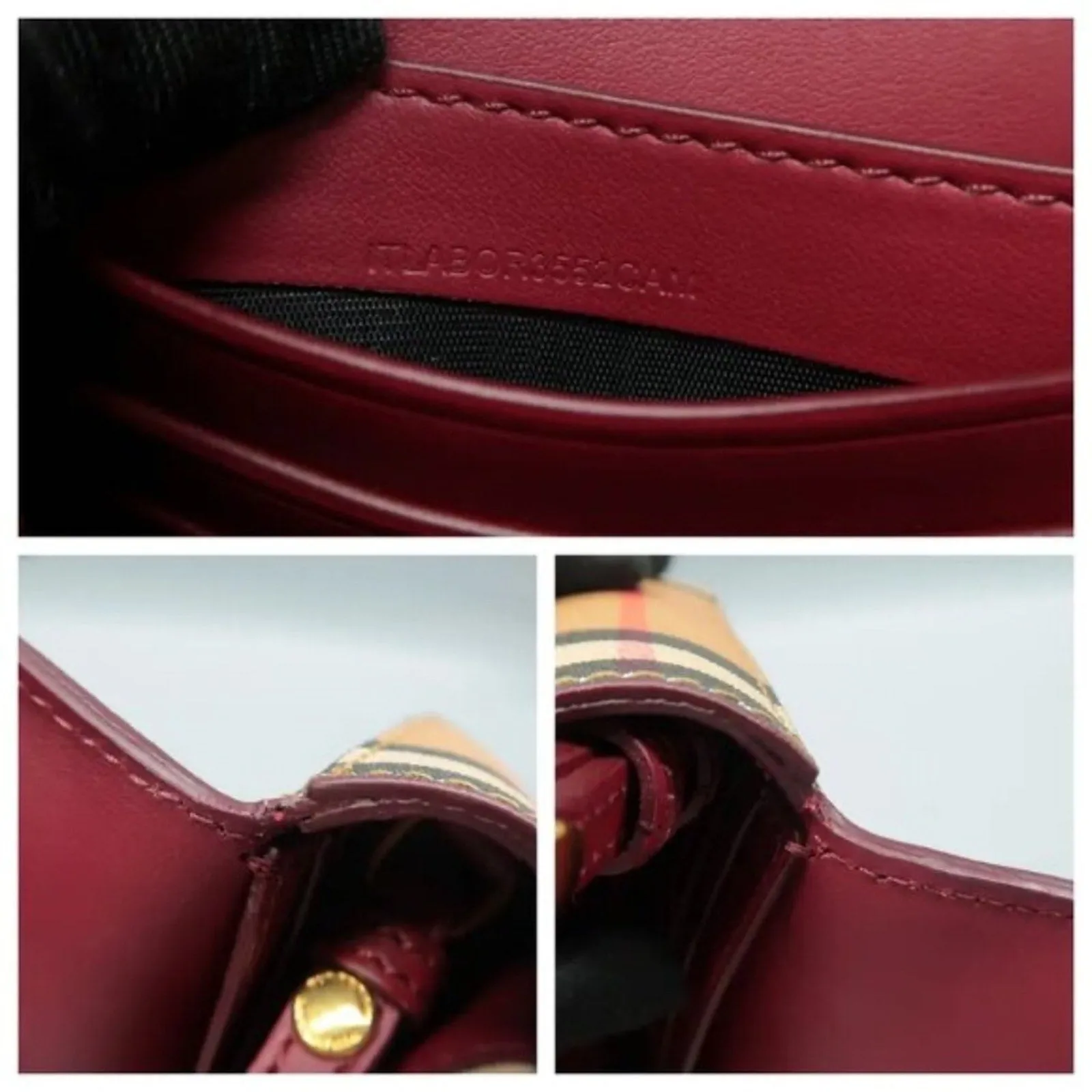Burberry Hampshire Brown Canvas Shoulder Bag