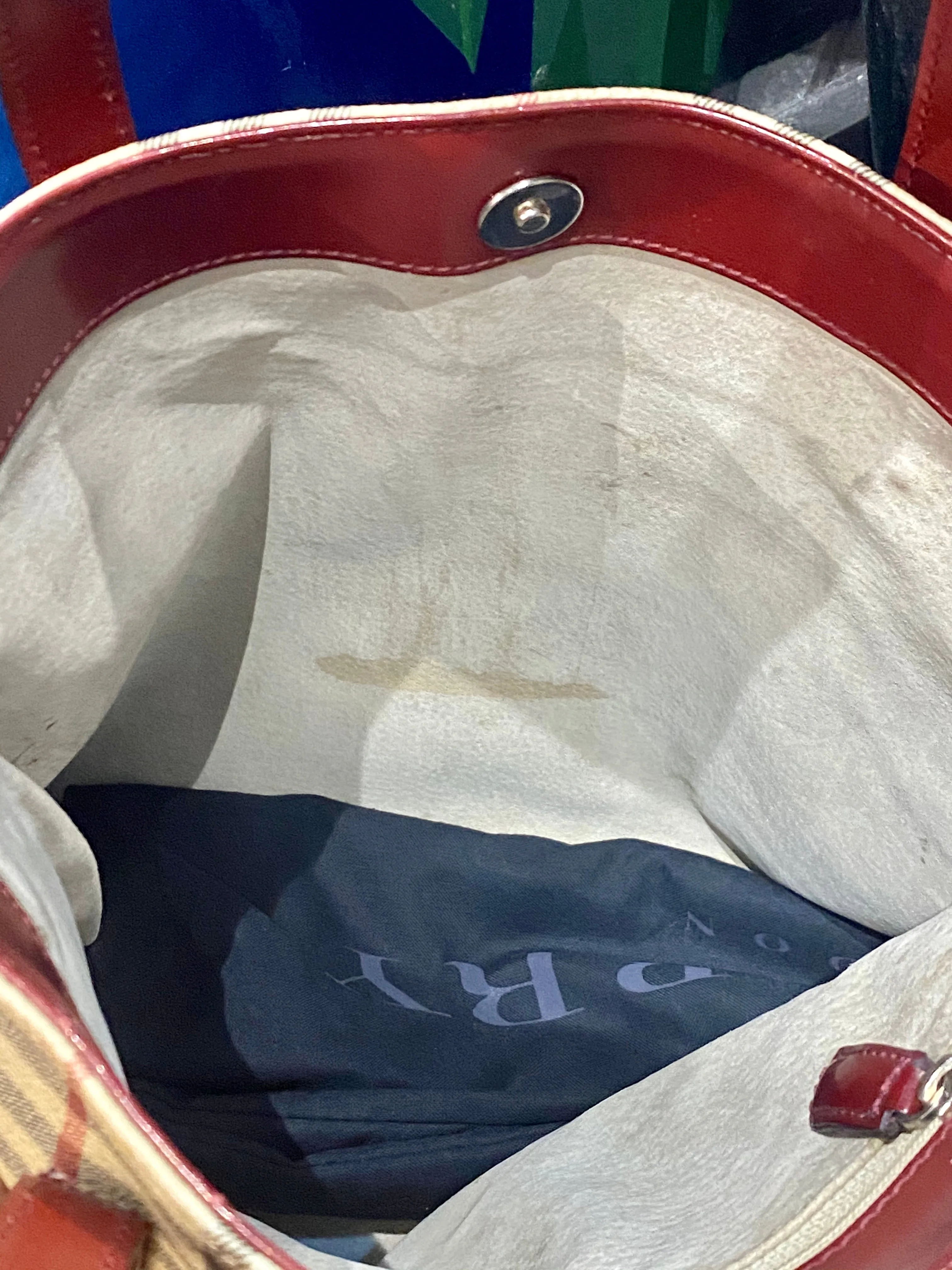Burberry London Haymarket Check Mini Tote