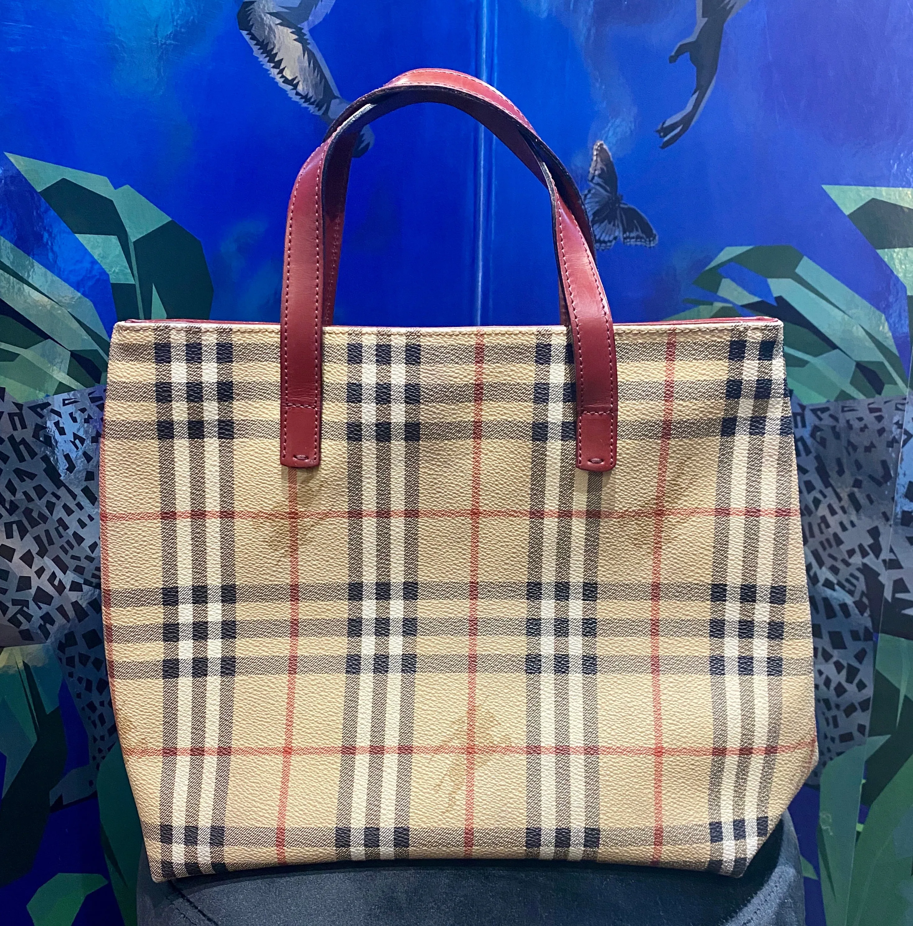 Burberry London Haymarket Check Mini Tote