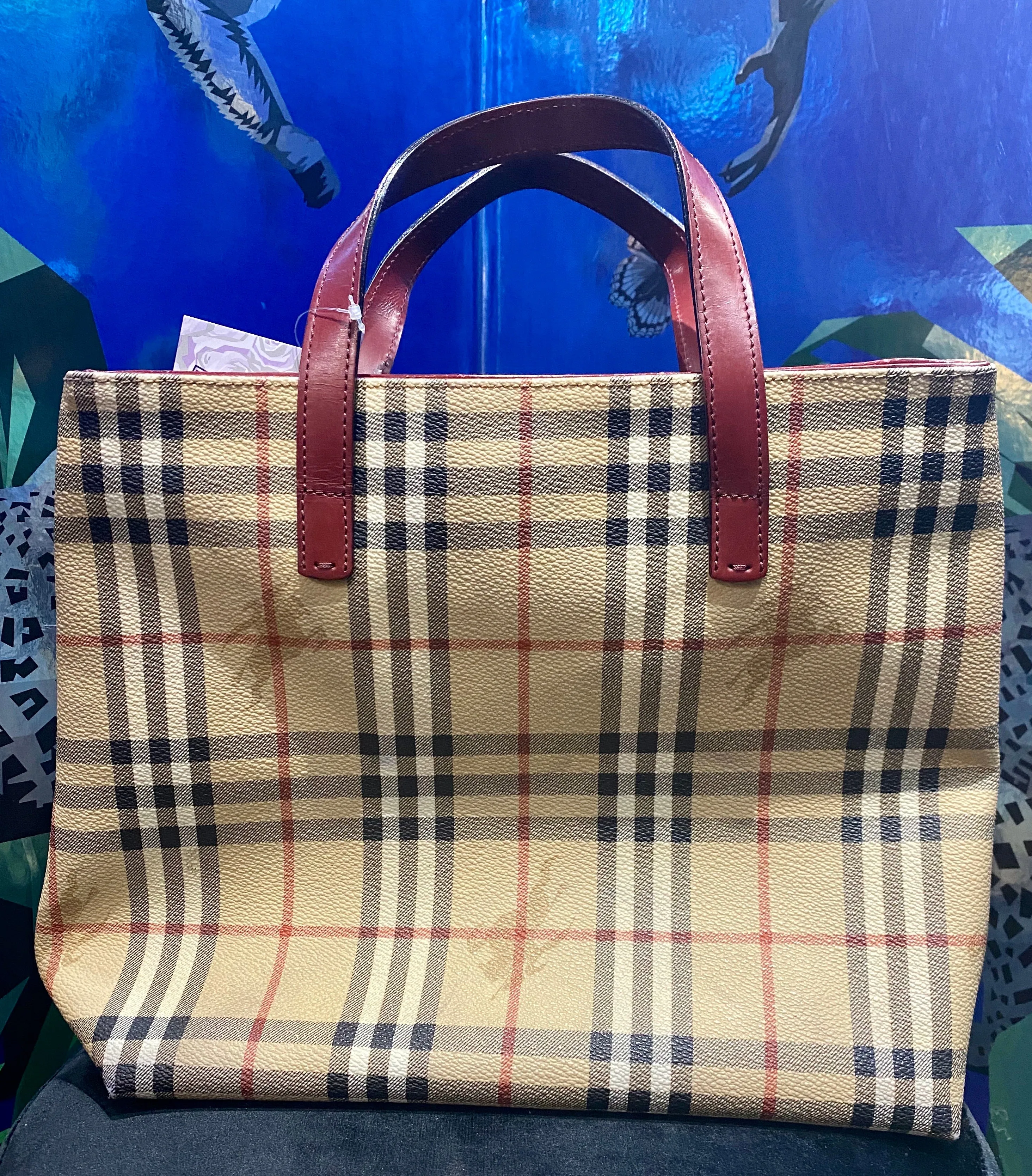 Burberry London Haymarket Check Mini Tote