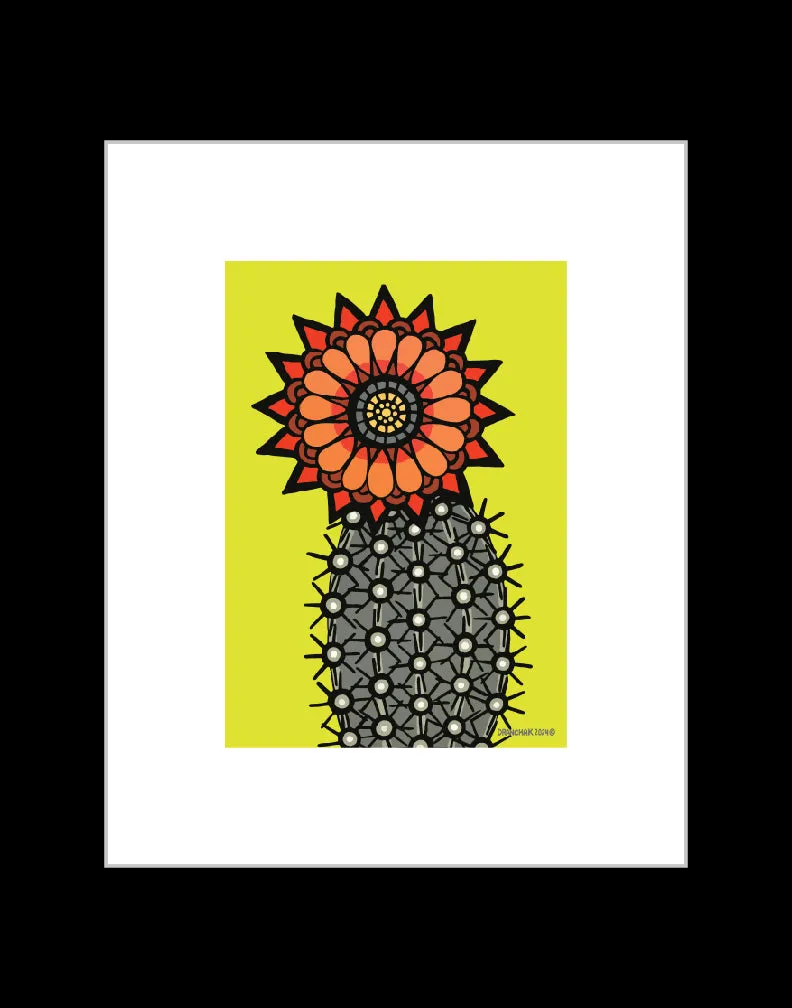 Cactus Flower #79 ~ Ready to Frame