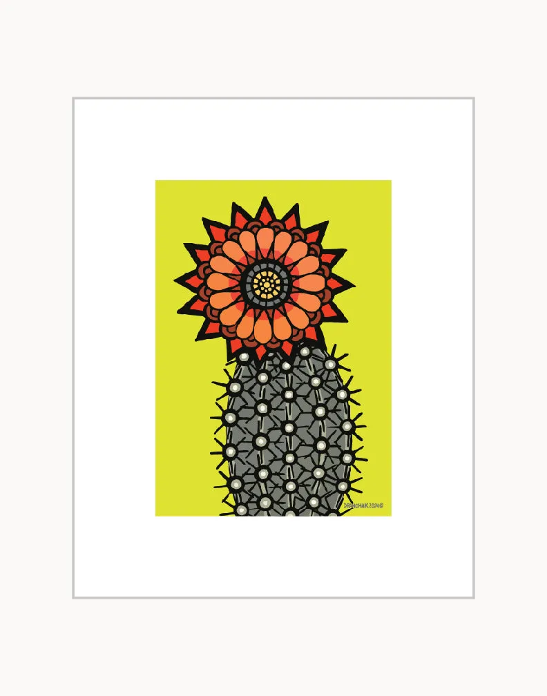 Cactus Flower #79 ~ Ready to Frame