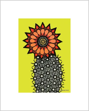 Cactus Flower #79 ~ Ready to Frame