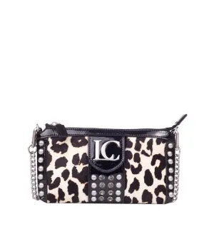 Candice Double Wallet Cav-Horse   Patent Lt Vernice - White Combi