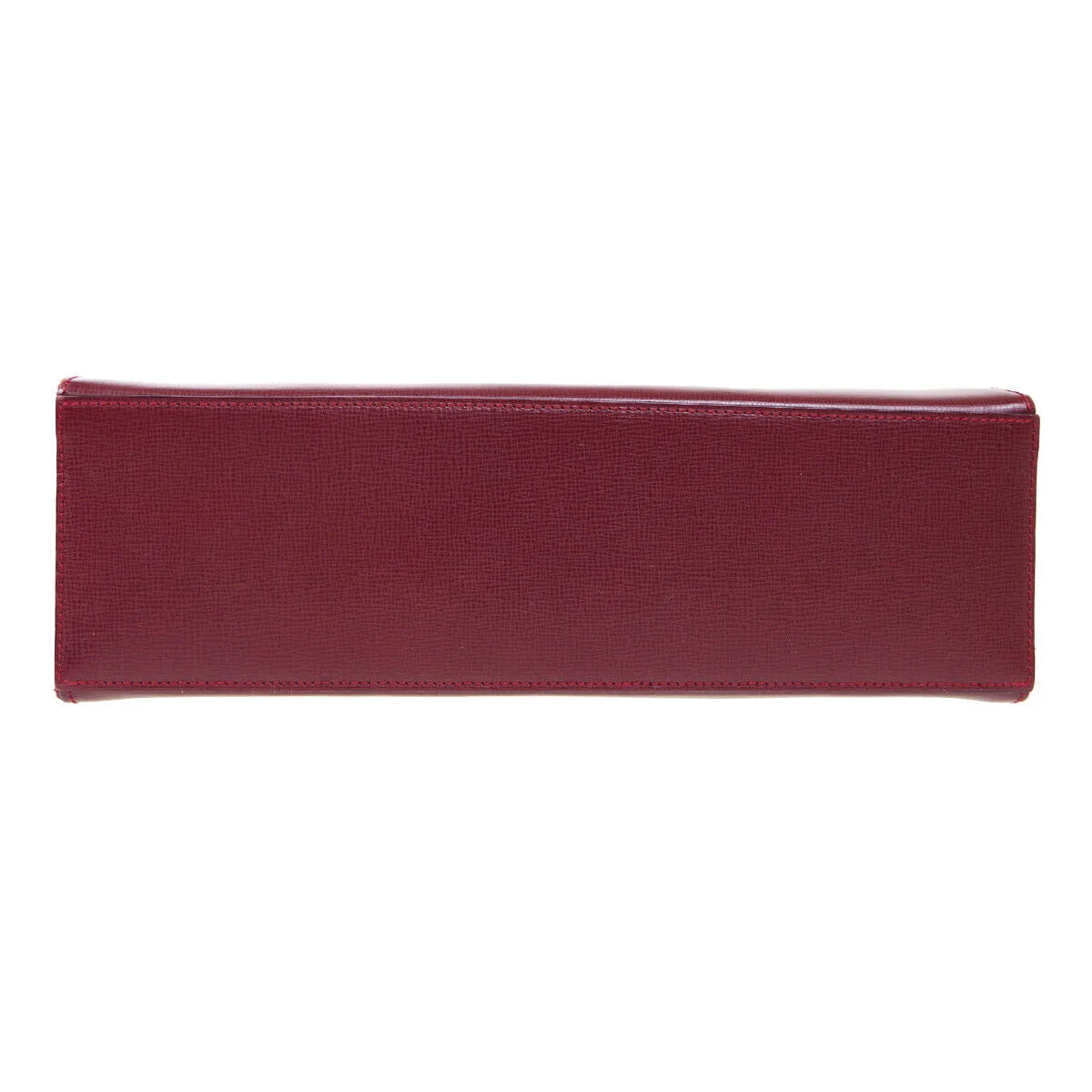 Cartier Must de Cartier Hand Tote Bag EQDG Purse Bordeaux Leather Spain 40344